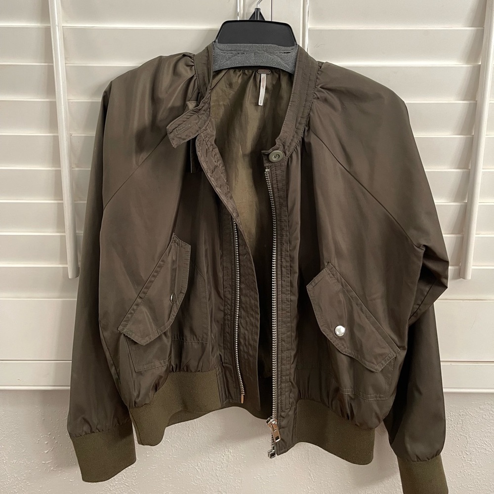 Free people bomber jacket size small